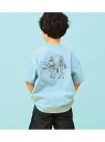【SALE/10%OFF】Lee Lee 【110-150cm】【親子コーデ】キッズ COWBOYバックプリントTシャツ/ルーズフィット エドウインオンラインモール トップス カットソー・Tシャツ ブルー ホワイト イエロー【RBA_E】