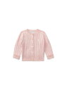 POLO RALPH LAUREN (ベビー)ケーブルニット コットン カーディガン ラルフローレン トップス カーディガン ピンク【送料無料】