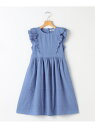 SHIPS KIDS SHIPS KIDS:140~150cm /エンブロイダリー ワンピース シップス ワンピース・ドレス ワンピース ブルー【送料無料】(4)
