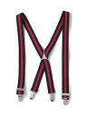 SHIPS KIDS SUSPENDER FACTORY:ストライプ サスペンダー シップス ファッション雑貨 サスペンダー レッド グリーン ネイビー