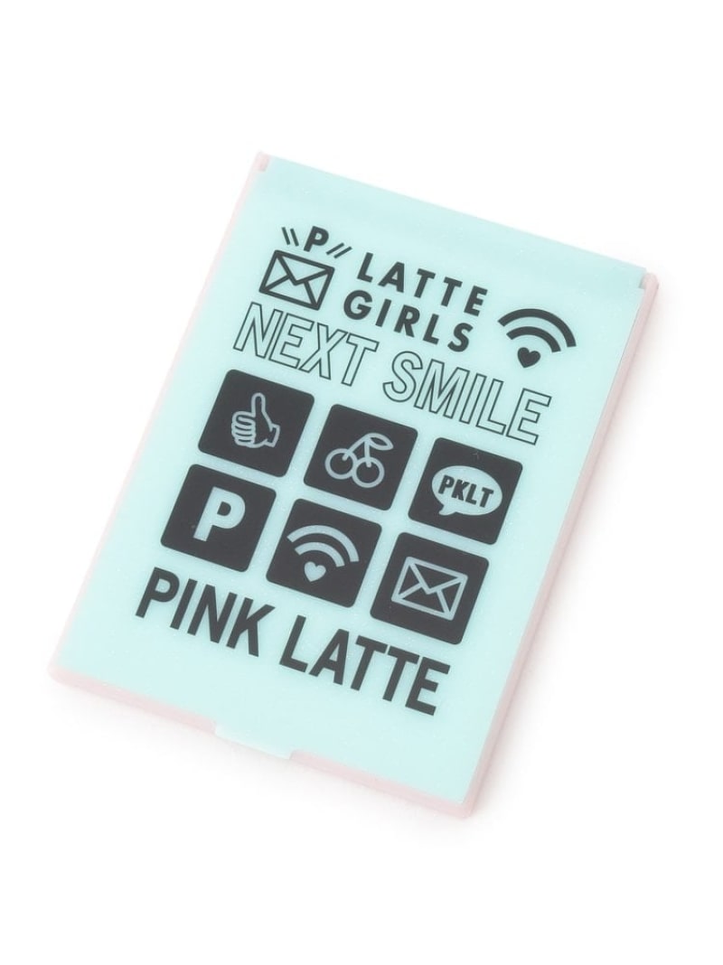 【SALE／60%OFF】PINK-latte 折りたたみミラー ピンク ラテ メイクアップ その他のメイクアップ グリーン パープル【RBA_E】