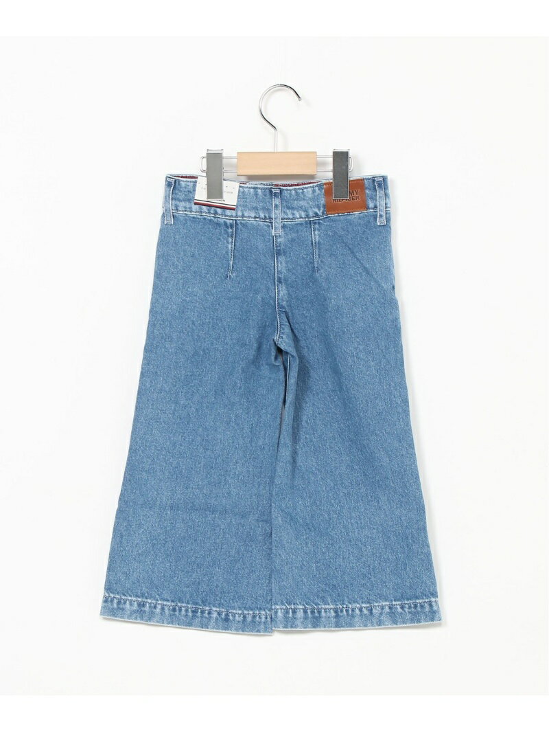 【SALE／50%OFF】TOMMY HILFIGER (K)TOMMY HILFIGER(トミーヒルフィガー) GIRLS WIDE PLEATED DENIM PANT トミーヒルフィガー パンツ ジーンズ・デニムパンツ ブルー【RBA_E】【送料無料】 2