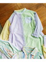 【SALE/30%OFF】BREEZE SPRING カラーストライプシャツワンピ エフオーオンラインストア ワンピース・ドレス ワンピース【RBA_E】