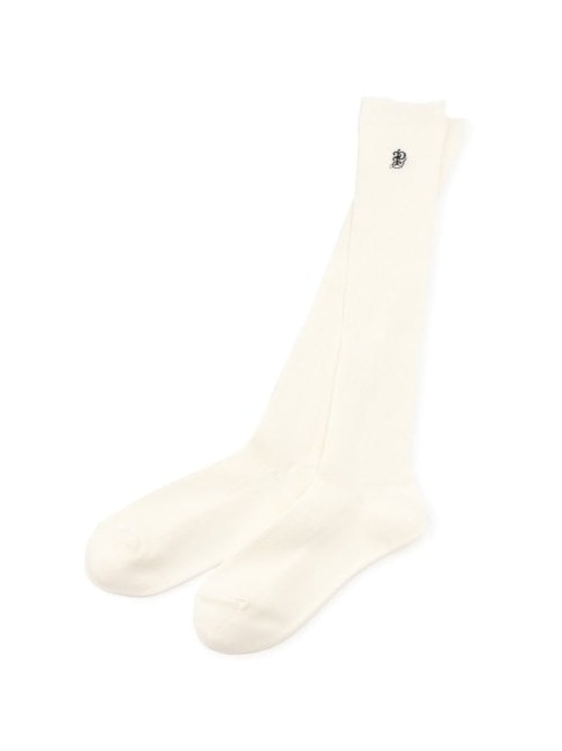 pom ponette junior 【卒服】細リブハイソックス ナルミヤオンライン ファッション雑貨 その他のファッション雑貨 ホワイト