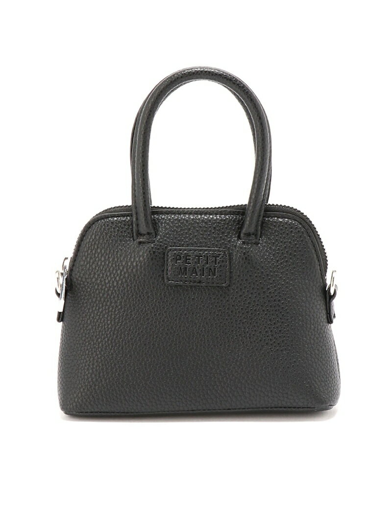 【SALE／50%OFF】petit main ミニバッグ ナルミヤオンライン バッグ その他のバッグ ブラック ホワイト【RBA_E】のサムネイル