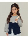 BREEZE 【WEB限定】 ユーティリティベスト エフオーオンラインストア トップス ベスト・ジレ ブルー ベージュ