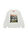 【SALE/40%OFF】DIESEL キッズ スウェット プリント ディーゼル トップス スウェット・トレーナー ホワイト【RBA_E】【送料無料】