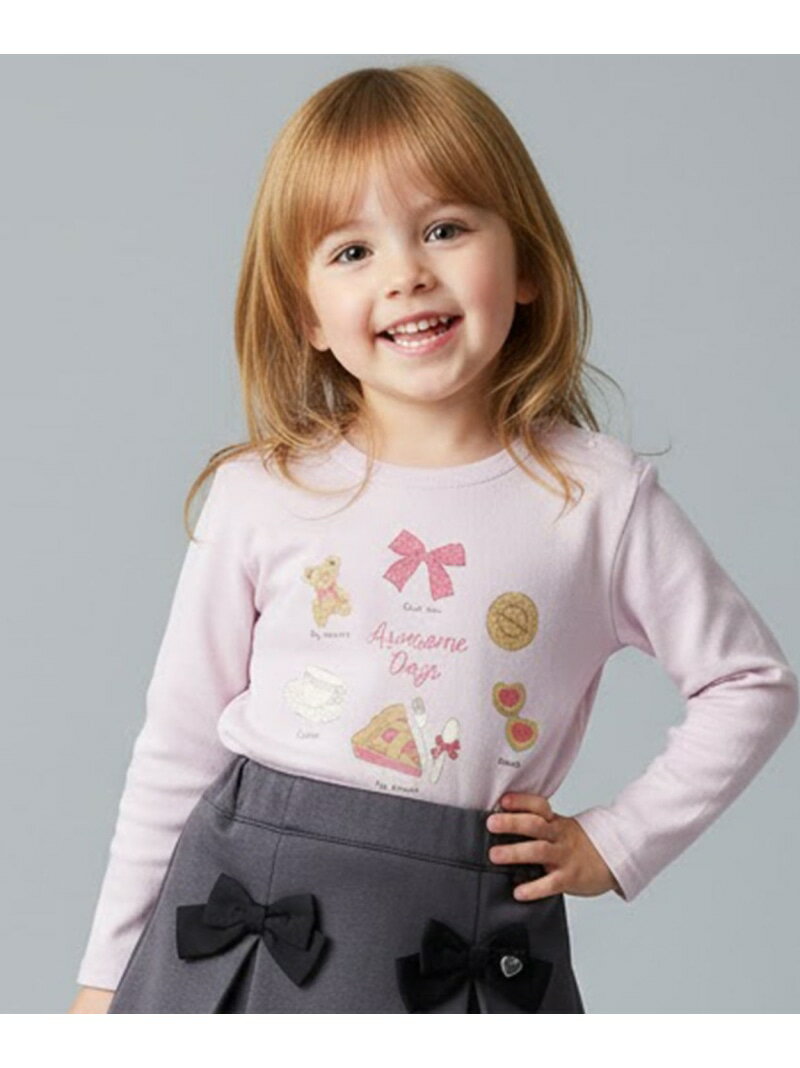 Pupil House スイーツモチーフ裏毛プルオーバー ナルミヤオンライン トップス スウェット・トレーナー ..