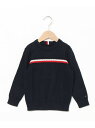 【SALE／40%OFF】TOMMY HILFIGER (K)TOMMY HILFIGER(トミーヒルフィガー) BOYS グローバルストライプセーター トミーヒルフィガー トップス ニット ネイビー ホワイト【RBA_E】【送料無料】