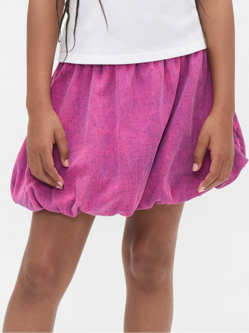 【SALE/40%OFF】GAP (K)デニム バブル ミニスカート・スコート (キッズ) ギャップ スカート ミニスカート ピンク【RBA_E】