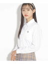 【SALE/50%OFF】PINK-latte 【卒服】ベーシックシャツ ピンク ラテ トップス シャツ・ブラウス ブルー ピンク ホワイト【RBA_E】