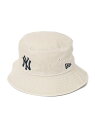 SHIPS any NEW ERA: MLB バケットハット 25SS シップス 帽子 ハット ベージュ ブラック【送料無料】