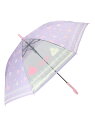 BACKYARD FAMILY amusant sous la pluie 耐風 55cm ジュニア長傘 透明 ローラ ファッション雑貨 傘・長傘 グレー グリーン ブルー ブラック ネイビー ピンク レッド パープル