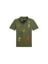 POLO RALPH LAUREN (ボーイズ 4才~7才)Peace Love Polo コットン メッシュ ポロシャツ ラルフローレン トップス ポロシャツ グリーン【送料無料】