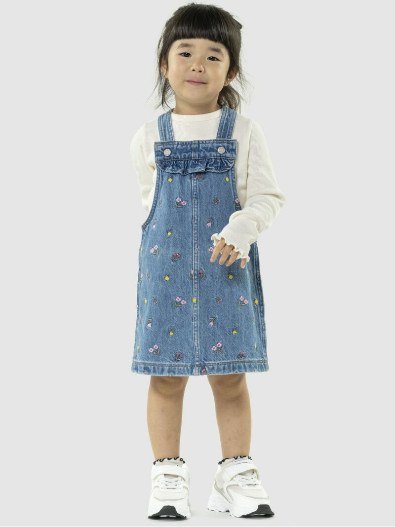 【SALE／34%OFF】GAP (K)babyGap ウォッシュウェル デニム サロペットスカート ギャップ ワンピース・..