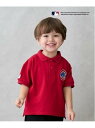 【SALE/20%OFF】petit main 【MLB】ポロシャツ ナルミヤオンライン トップス ポロシャツ ブルー ネイビー ベージュ【RBA_E】