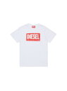 DIESEL キッズ Tシャツ TADJUSTQ10 ディーゼル トップス カットソー・Tシャツ ブラック ホワイト【送料無料】