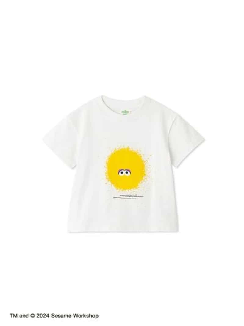 楽天Rakuten Fashion KidsSESAME STREET MARKET 【KIDS】 スプレーアートTシャツ セサミストリートマーケット マタニティウェア・ベビー用品 ベビー肌着・新生児服 イエロー レッド ブルー【送料無料】