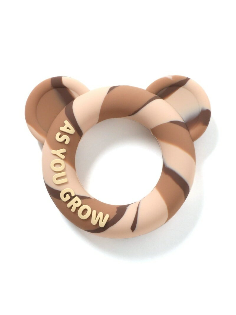 BREEZE マーブル歯固め エフオーオンラインストア マタニティウェア・ベビー用品 その他のベビーグッズ ブラウン ピンク