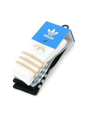 adidas Originals (K)CREW SOCK 3P アディダス ファッショングッズ ソックス/靴下 ホワイト