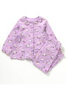 【SALE/20%OFF】BREEZE ユニコーン総柄パジャマ エフオーオンラインストア インナー・ルームウェア パジャマ パープル ブルー【RBA_E】