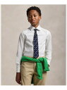 POLO RALPH LAUREN (ボーイズ 8才~20才)スリム フィット コットン ドレス シャツ ラルフローレン トップス シャツ・ブラウス ホワイト【...