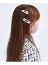 【SALE／10%OFF】UNITED ARROWS green label relaxing GLR フェイクパール ヘアピンセット ユナイテッドアローズ グリーンレーベルリラクシング ヘアアクセサリー バレッタ・ヘアクリップ・ヘアピン ホワイト【RBA_E】