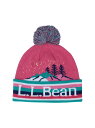 L.L.Bean キッズ・エル・エル・ビーン・ポム・ハット、シーニック・ストライプ エルエルビーン 帽子 ニット帽・ビーニー
