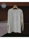 URBAN RESEARCH DOORS 『別注』FRUIT OF THE LOOM*DOORS サークルロゴ長袖Tシャツ(KIDS) アーバンリサーチドアーズ トップス その他のトップス ピンク ホワイト ブラウン(4)