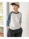 【SALE／20%OFF】URBAN RESEARCH DOORS 『WEB/一部店舗限定サイズ』7分袖クレイジーポンチTシャツ(KIDS) アーバンリサーチドアーズ トップス その他のトップス グリーン オレンジ【RBA_E】