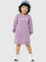 【SALE/69%OFF】GAP (K)babyGap GAPアスレチックロゴ スウェットワンピース ギャップ ワンピース・ドレス ワンピース グレー パープル【RBA_E】