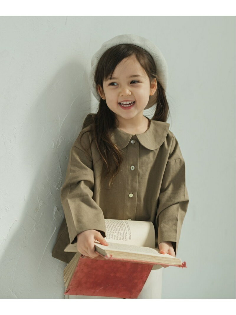 riziere riziere/(K)セーラーカラーナチュラルブラウス リジェール トップス その他のトップス ブラウン ベージュのサムネイル