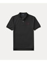 POLO RALPH LAUREN (ボーイズ 8才~20才)コットン メッシュ ポロシャツ ラルフローレン トップス ポロシャツ ブラック【送料無料】