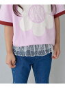 CIAOPANIC TYPY 【KIDS】裾切替レイヤードキャミ チャオパニックティピー トップス ノースリーブ・タンクトップ ホワイト【先行予約】*