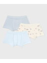 PETIT BATEAU トランクス3枚組 プチバトー インナー・ルームウェア ボクサーパンツ・トランクス【送料無料】