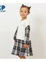 【SALE/50%OFF】KP KP レイヤード風チェックワンピース(90~160) ナルミヤオンライン ジャケット・アウター その他のジャケット・アウター ホワイト【RBA_E】【送料無料】