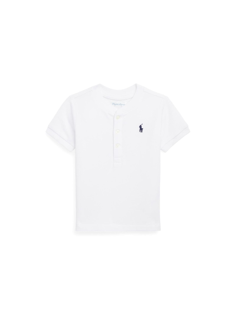 POLO RALPH LAUREN (ベビー)コットン メッシュ ヘンリー シャツ ラルフローレン トップス カットソー・Tシャツ ホワイト【送料無料】