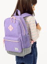 【SALE／30%OFF】SHIPS KIDS Herschel Supply:Heritage Backpack Youth シップス バッグ その他のバッグ パープル ブラック【RBA_E】【送料無料】