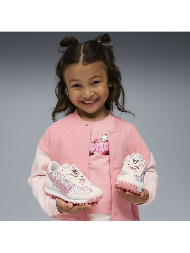 PUMA ガールズ PUMA x ハローキティ アンド フレンズ 2 イージーライダー スニーカー 17-21cm プーマ シューズ・靴 スニーカー【送料無料】のサムネイル