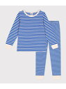 PETIT BATEAU パジャマ プチバトー インナー・ルームウェア パジャマ ホワイト【送料無料】