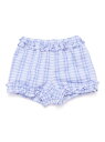 【SALE/30%OFF】BeBe ギンガムフリルカボチャパンツ(80~90cm) ベベ オンライン ストア マタニティウェア・ベビー用品 ベビーボトムス ブル...