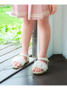 【SALE/30%OFF】any FAM KIDS チュールフリル サンダル エニィファム シューズ・靴 サンダル ブルー ベージュ【RBA_E】