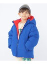 SHIPS KIDS SHIPS KIDS:100~130cm / ＜手洗い可能＞ リサイクル ダウン ジャケット シップス ジャケット・アウター ダウンジャケット・ダウンベスト ブルー ブラック【送料無料】