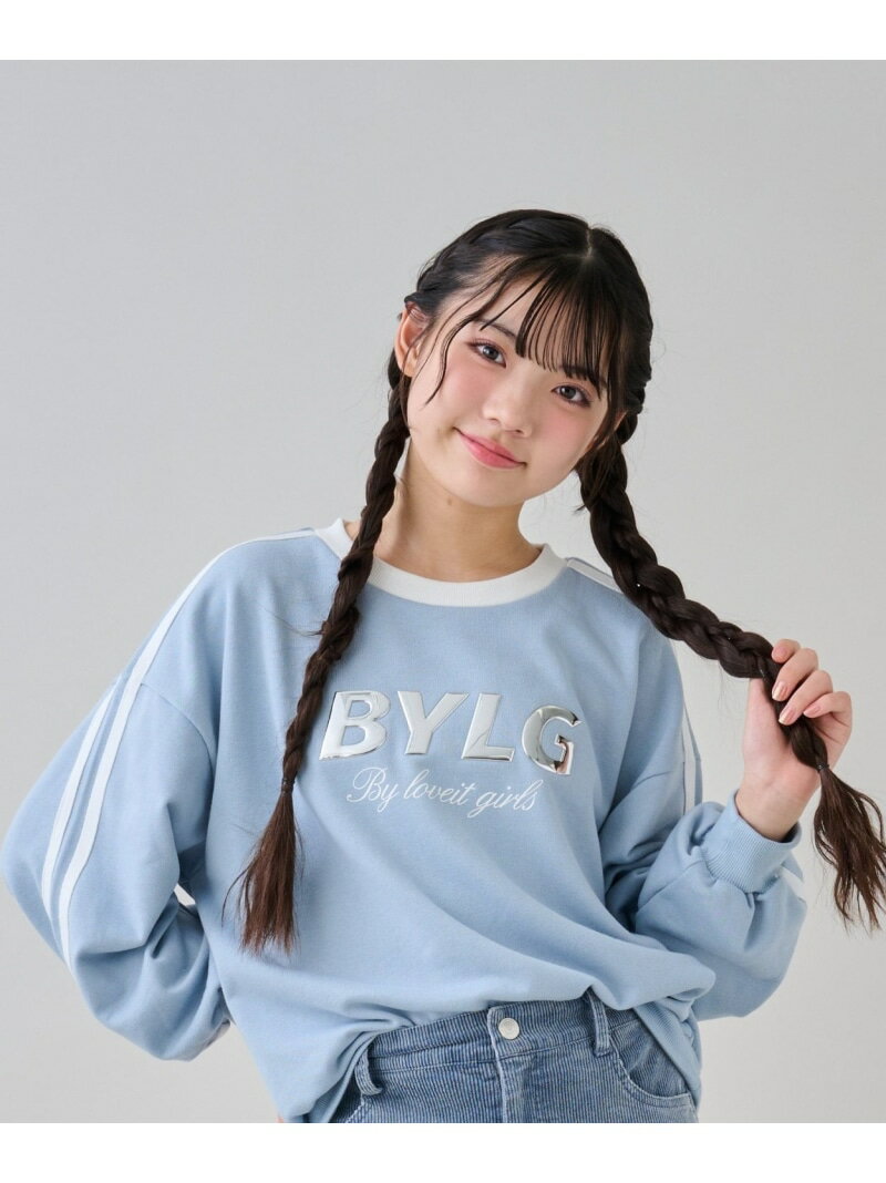 by LOVEiT メタルプリントロンT ナルミヤオンライン トップス カットソー・Tシャツ ピンク ブルー【送料無料】のサムネイル