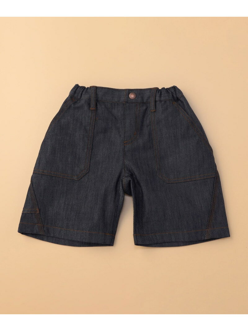 【SALE／10%OFF】COMME CA FOSSETTE ビッグシルエット デニムショートパンツ コムサ・フィユ マタニティウェア・ベビー用品 その他のベビーグッズ【RBA_E】【送料無料】