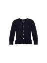 POLO RALPH LAUREN (ガールズ 2才~4才)ケーブルニット コットン ペプラム カーディガン ラルフローレン トップス カーディガン ネイビー【送料無料】|詳細画像