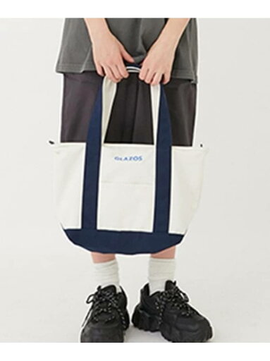 【SALE/51%OFF】GLAZOS 【大人向けサイズあり】キャンバストートバッグ小 ナルミヤオンライン バッグ リュック・バックパック ホワイト ネイビー【RBA_E】 【SALE/51%OFF】GLAZOS 【大人向けサイズあり】キャンバストートバッグ小 ナルミヤオンライン バッグ リュック・バックパック ホワイト ネイビー【RBA_E】
