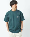 ユナイテッドアローズ 【SALE／30%OFF】UNITED ARROWS green label relaxing 【別注】＜DAIWA*green label relaxing＞エンブレム ロゴ Tシャツ ユナイテッドアローズ アウトレット トップス カットソー・Tシャツ ネイビー カーキ【送料無料】