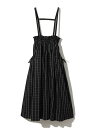 【SALE/60%OFF】COEL シャーリングポケットサスペンダースカート コエル スカート ロング・マキシスカート【送料無料】