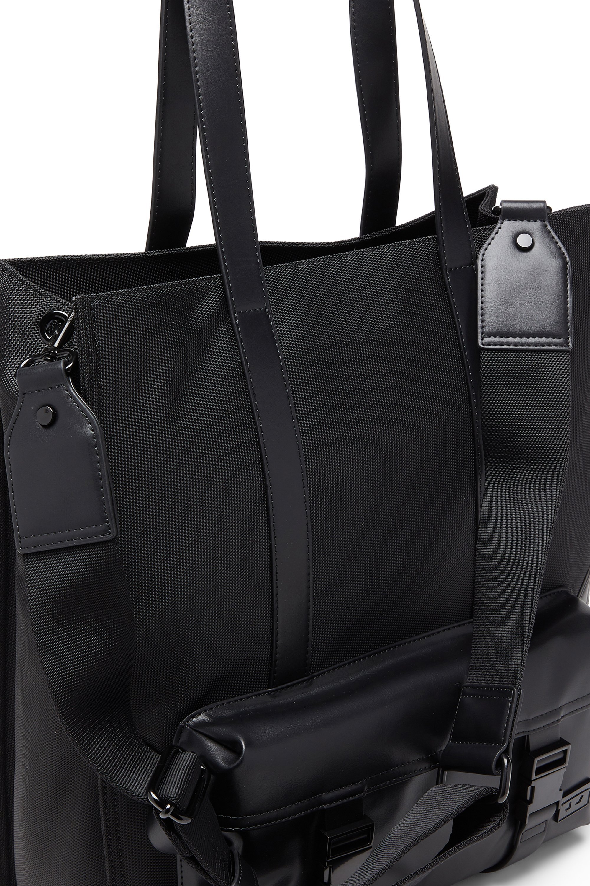 メンズ トートバッグ MULTI-PKTS TOTE X ディーゼル バッグ トートバッグ ブラック